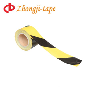 7.5cm yellow and black pe warning tape